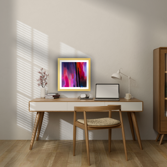 Just Another Chin Hair – limited edition abstract art print for midlife women by Le Paused.