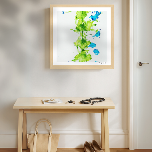 I'm Fine (ish) – limited edition abstract art print for midlife women by Le Paused.