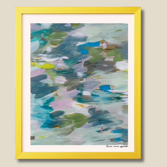 Iconic, Ironic, Psychotic. – limited edition abstract art print for midlife women by Le Paused.