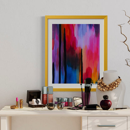 Limited edition fine art print titled 'Shut Up. I Hear You Breathing', elegant from afar and honest up close.