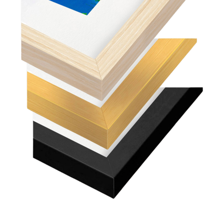 Solid wood framing options for ready to hang fine art prints
