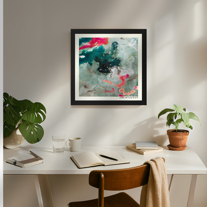 Watch Out, I May Be Feral – limited edition abstract art print for midlife women by Le Paused.